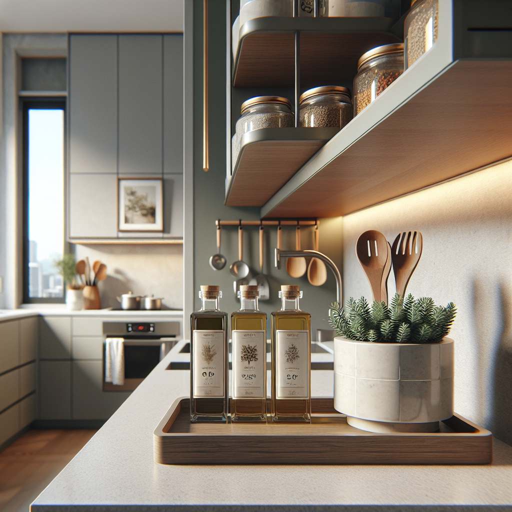 จัดระเบียบเคาน์เตอร์ครัวคอนโด พื้นที่จำกัด: 10 ไอเดียเปลี่ยนรกเป็นระเบียบ