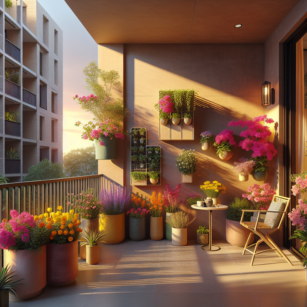 จัดสวนระเบียงคอนโดทิศตะวันตก: ต้นไม้ทนแดด สวย ร่มรื่น!