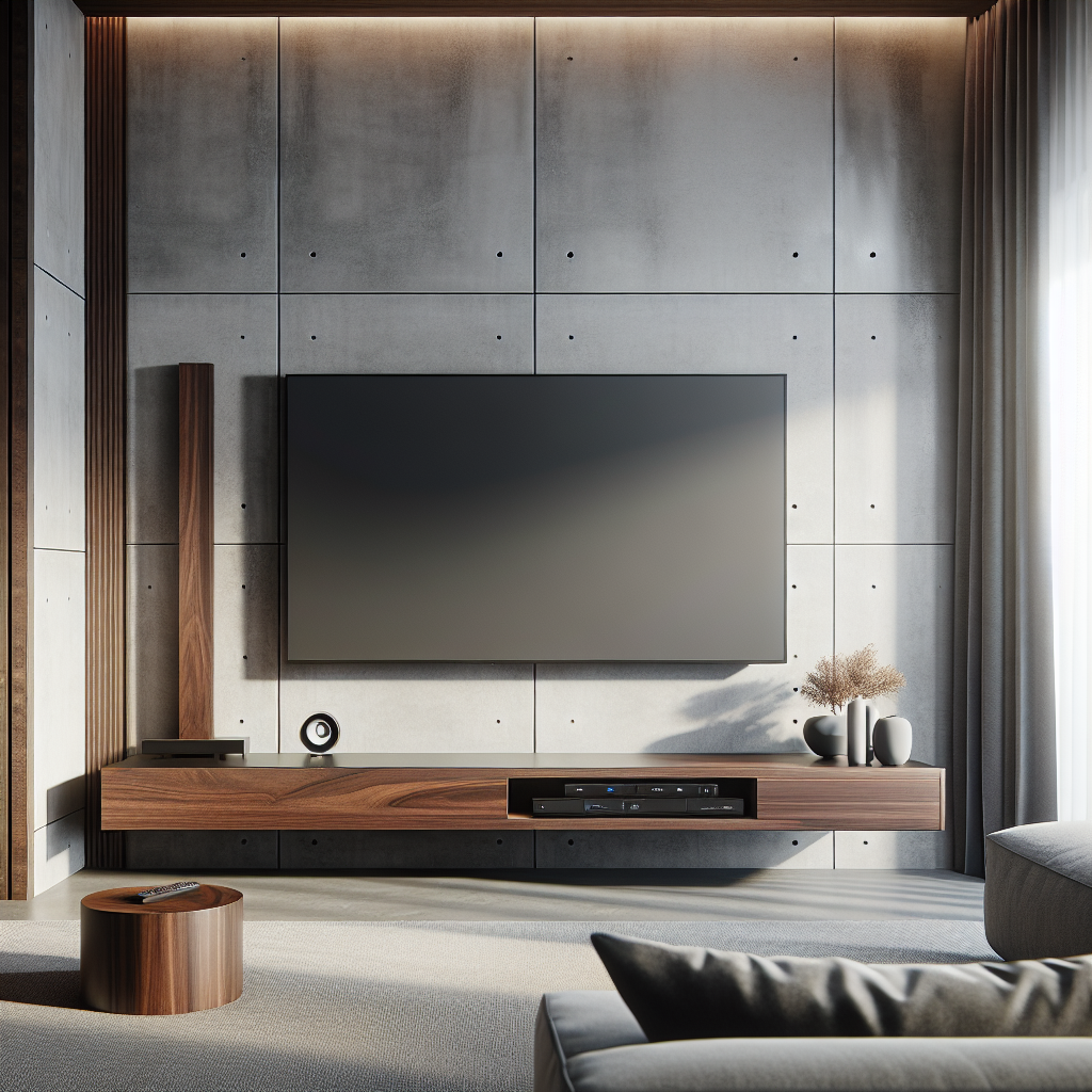 ชั้นวางทีวี ลอยตัว โมเดิร์น: ดีไซน์ครบ จบทุกสไตล์