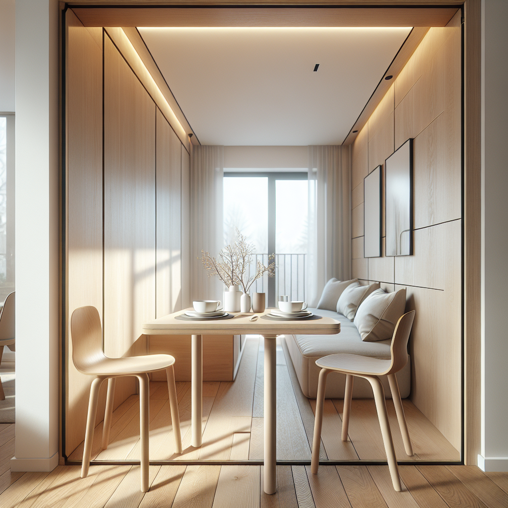 โต๊ะกินข้าวพับได้ ติดผนัง คอนโด: ประหยัดจริง ติดตั้งง่าย!