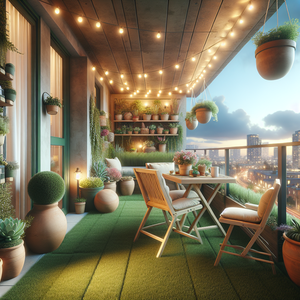 ปูพื้นระเบียงหญ้าเทียมงบน้อย: DIY ง่าย สวย ทนทาน!